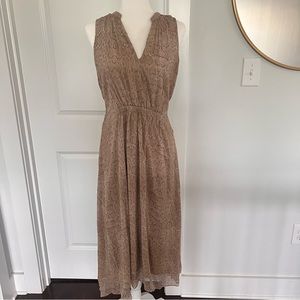 Joie snake print midi dress